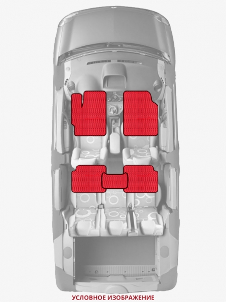 ЭВА коврики «Queen Lux» стандарт для Tesla Model Y